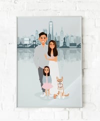 Image 1 of Family with detailed background