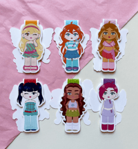 Image 1 of WINX MAGNETIC BOOKMARKS