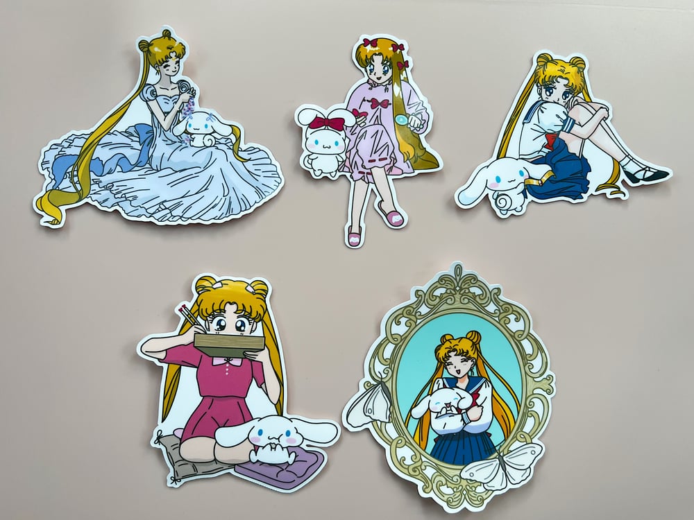 Image of Usagi-Roll Hit Snooze Sticker