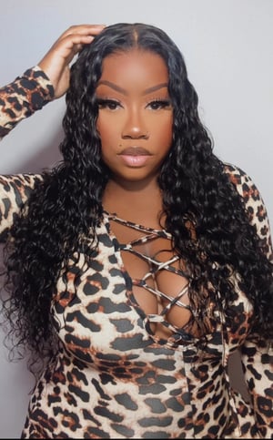 Image of Pre-Styled 5x5 Water Wave Closure Wig in 24”