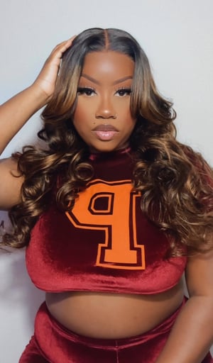 Image of Caramel Highlight 7x5 Closure Wig in 24”