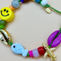 Image 2 of Khaki vacation bliss charm bracelet 