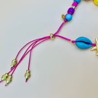 Image 3 of Fuchsia vacation bliss charm bracelet 