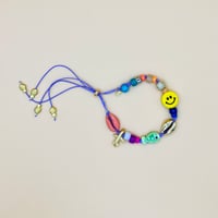 Image 1 of Mauve vacation bliss charm bracelet 