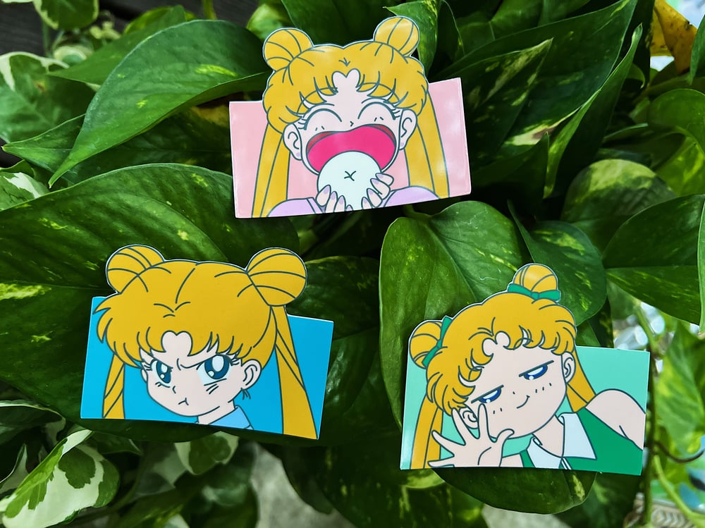 Image of Usagi Faces Sticker Set