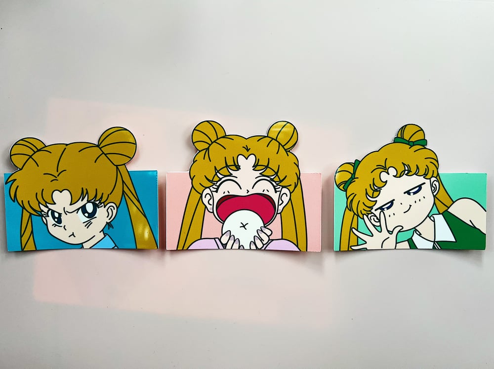 Image of Usagi Faces Sticker Set