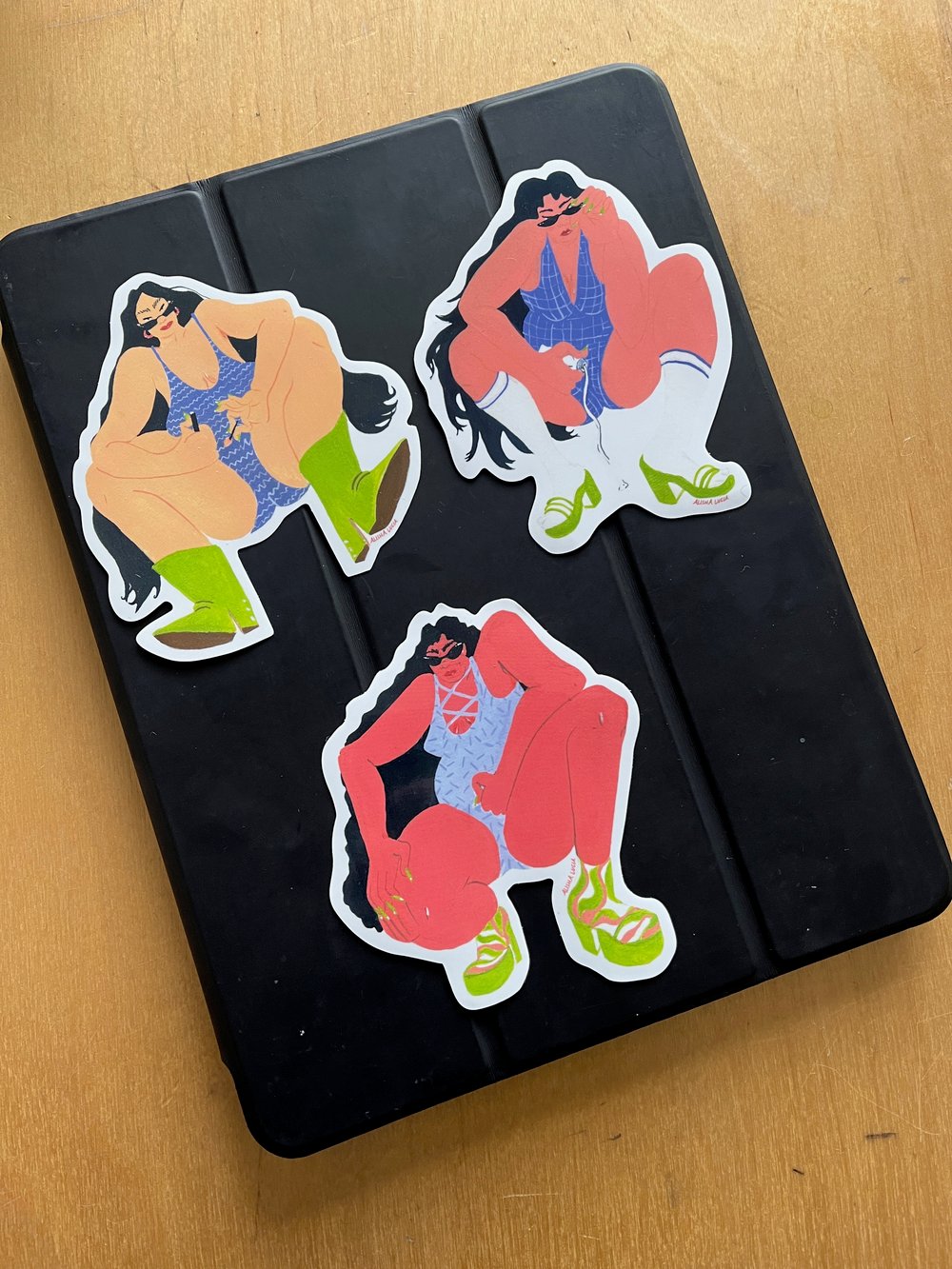 Image of Brat Girl Sticker Pack 