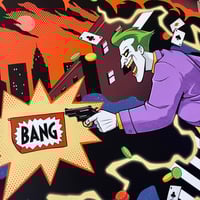 Image 5 of 'BATMAN v THE JOKER' Fine Art Print