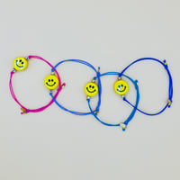 Image 2 of Acid vibe smiley rope bracelet