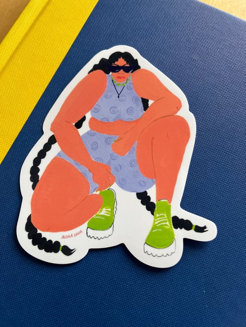 Image of Brat Girl Sticker Pack 