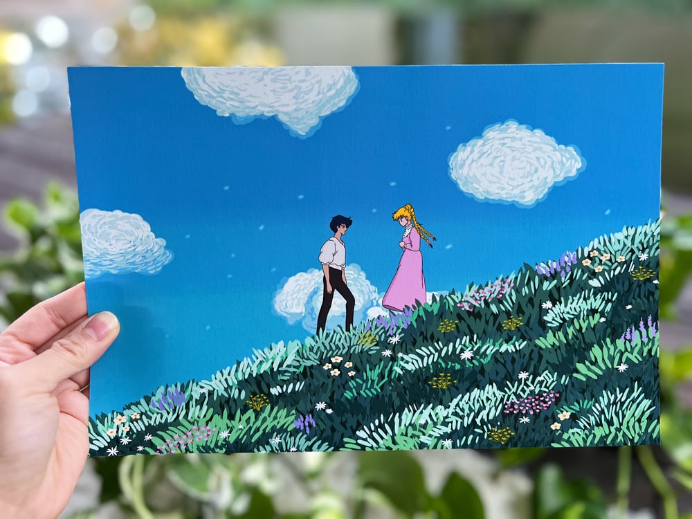 Image of Meadow Scene Print