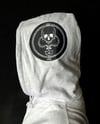 Ritual Death limited edition light grey zip hoodie w. patch