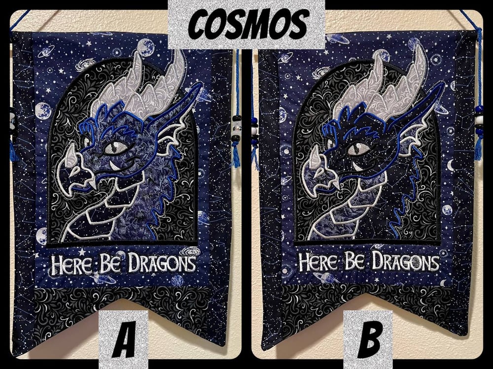 Image of Here Be Dragons Banner: Cosmos