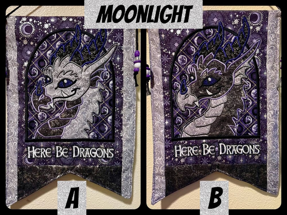 Image of Here Be Dragons Banner: Moonlight