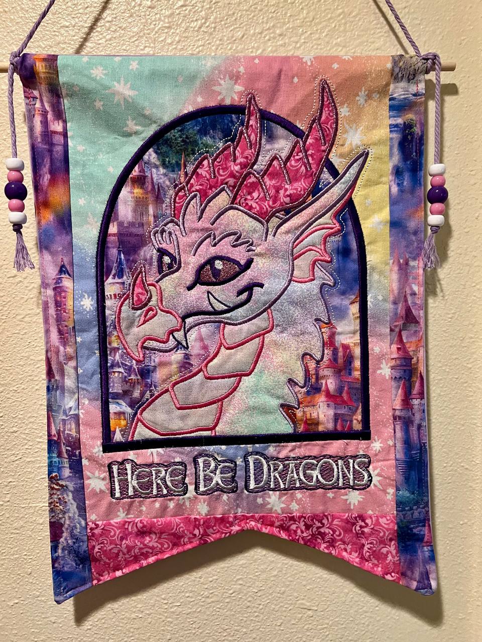 Image of Here Be Dragons Banner: Barbie Dream