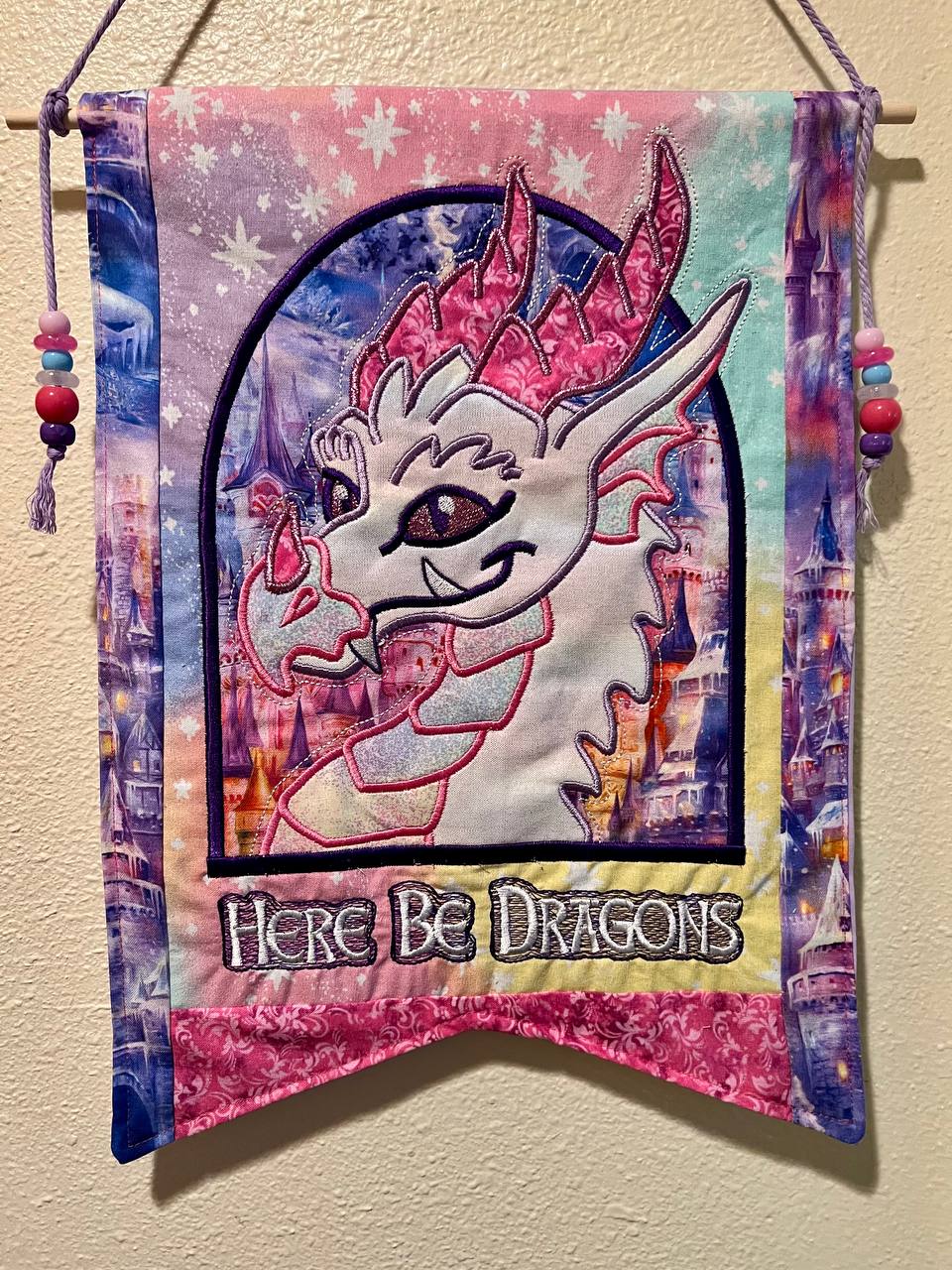 Image of Here Be Dragons Banner: Barbie Dream