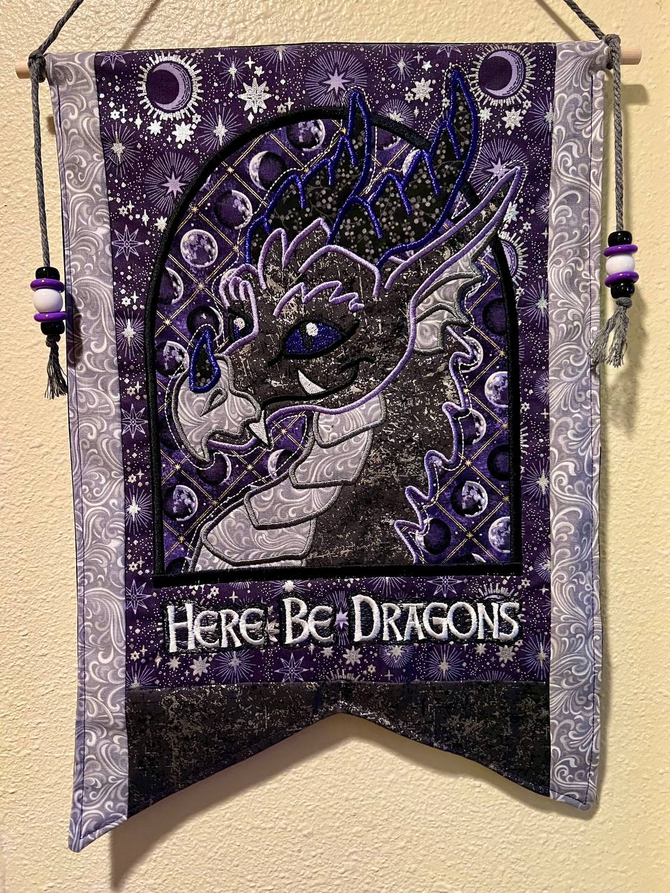 Image of Here Be Dragons Banner: Moonlight