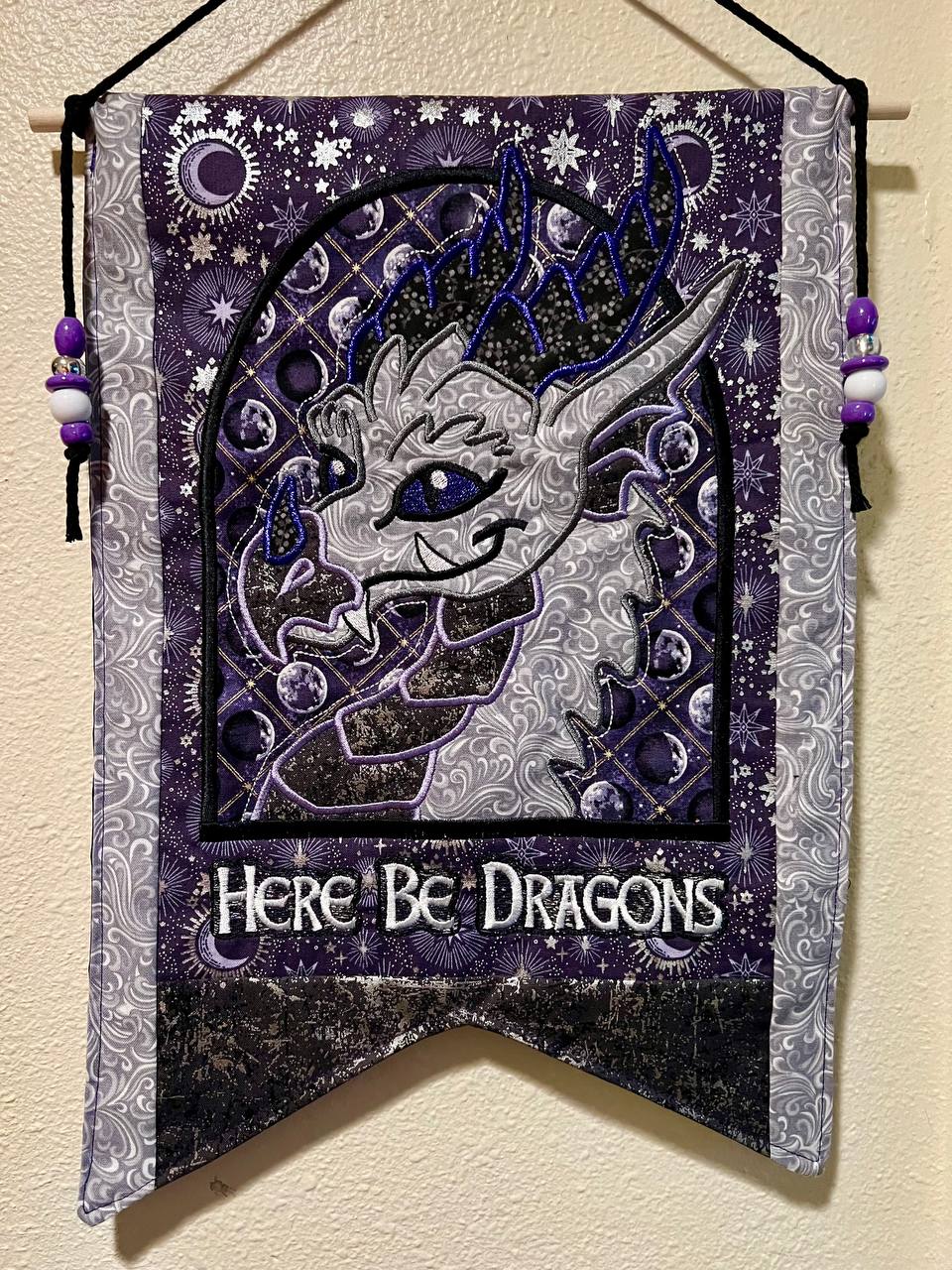 Image of Here Be Dragons Banner: Moonlight