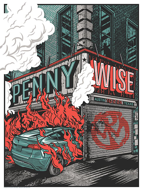 Image of Pennywise - Austin Burning