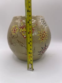 Image 2 of Wheel thrown , decorated vase 