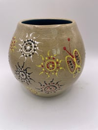 Image 3 of Wheel thrown , decorated vase 