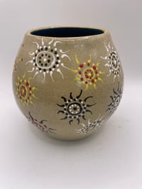 Image 4 of Wheel thrown , decorated vase 