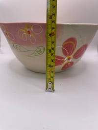 Image 3 of Large wheel thrown , decorated bowl 