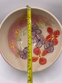 Image 4 of Large wheel thrown , decorated bowl 