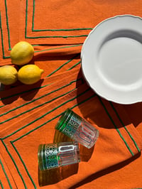 Image 1 of Orange Cotton Placemats 