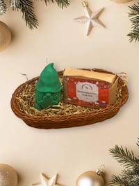 Image 2 of Christmas gift basket - Green Dwarf & Melomakarono soap