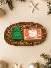 Image 3 of Christmas gift basket - Green Dwarf & Melomakarono soap