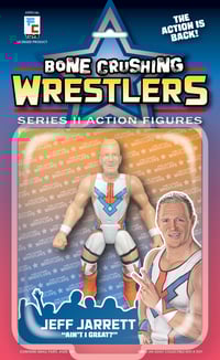 Image 3 of **IN STOCK** Set of 2 Jeff Jarrett Bone Crushing Wrestlers Series 2 Double J Figures