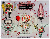 Spongebob Horror Flash Sheet