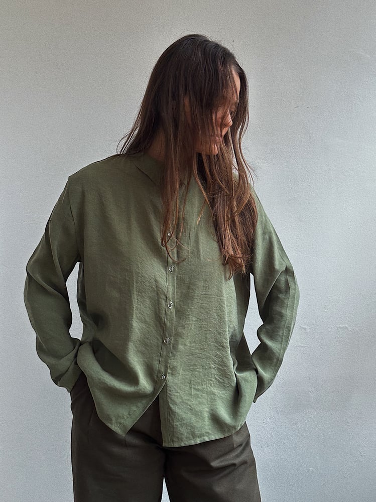 Image of DONDON green Shirt IVORI