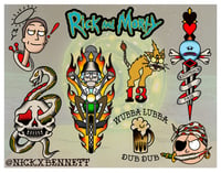 Rick and Morty Flash Sheet