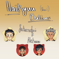 Image 1 of Haikyuu Buttons (Fukurodani and Nekoma)