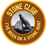 I'VE BEEN ON A STONE HUNT BADGE