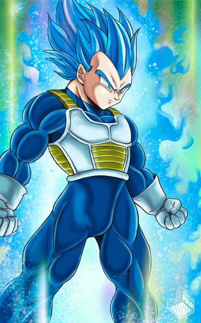 VEGETA BLUE POSTER