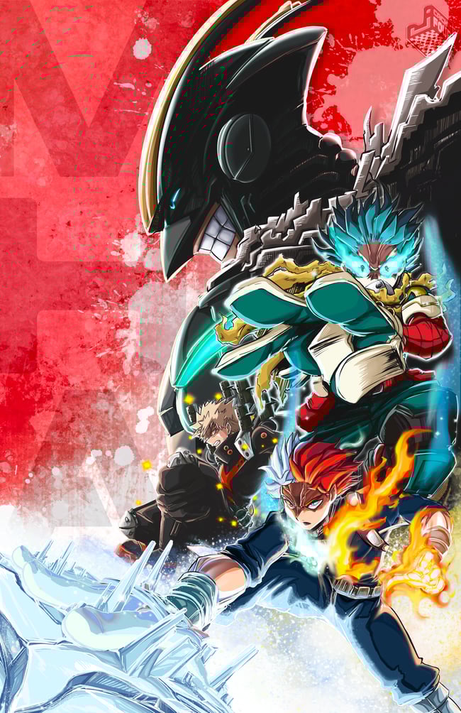 MHA HEROS POSTER