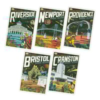 Strange Worlds of When Providence Series 5 – Postcard, Set of 5