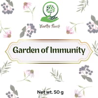 Garden of Immunity: Olive Leaf, Elderberry & Echinacea Herbal Blend 50g