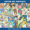 Custom Pet Portraits