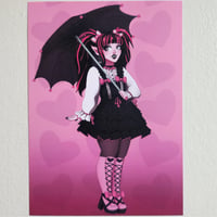 Image 4 of Draculaura Print