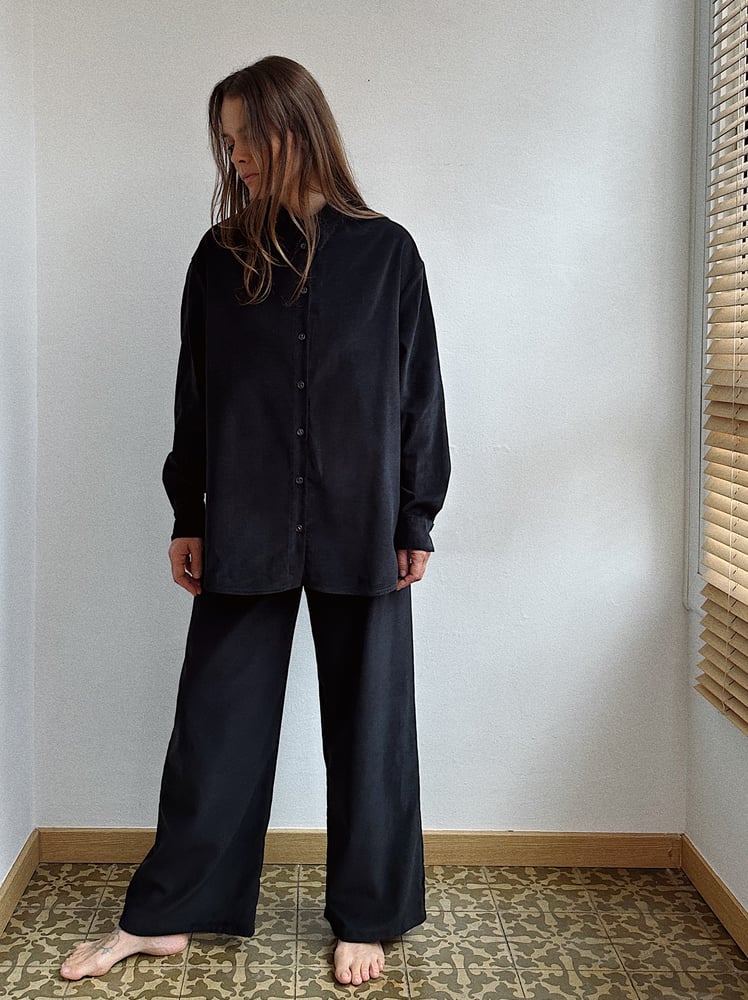 Image of BETH navy pants IVORI