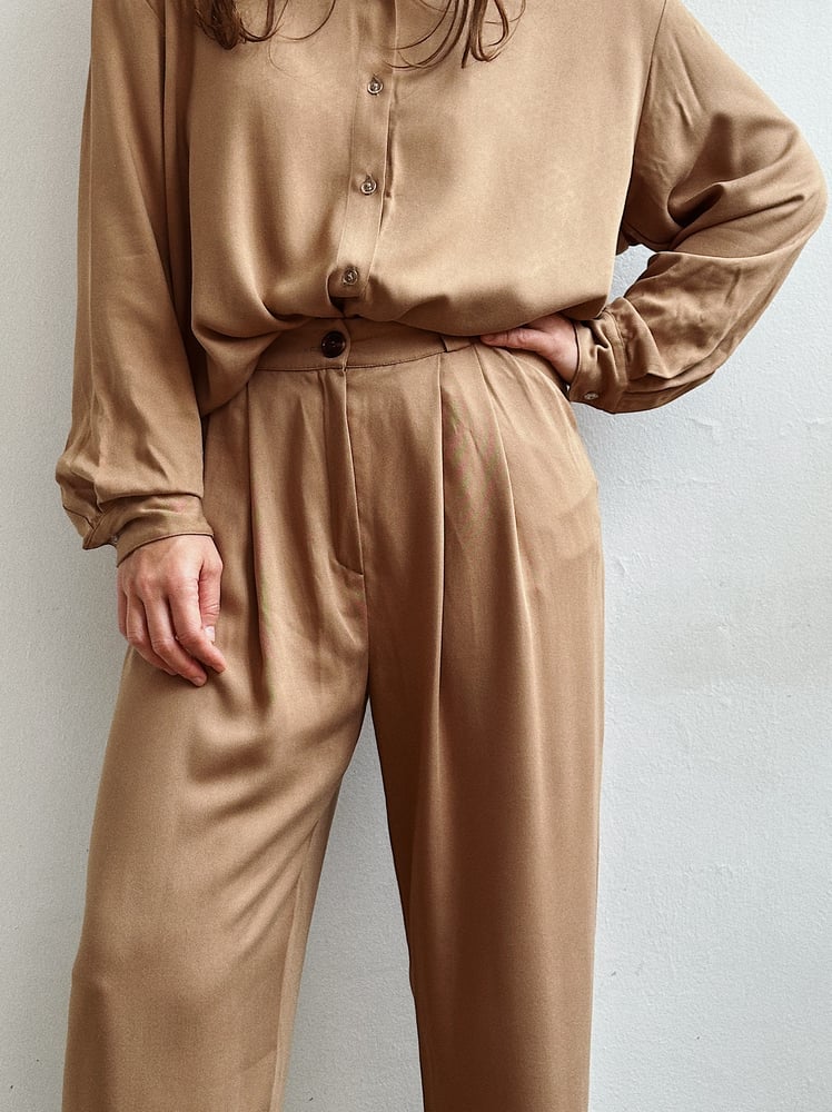 Image of BEN camel pants IVORI 