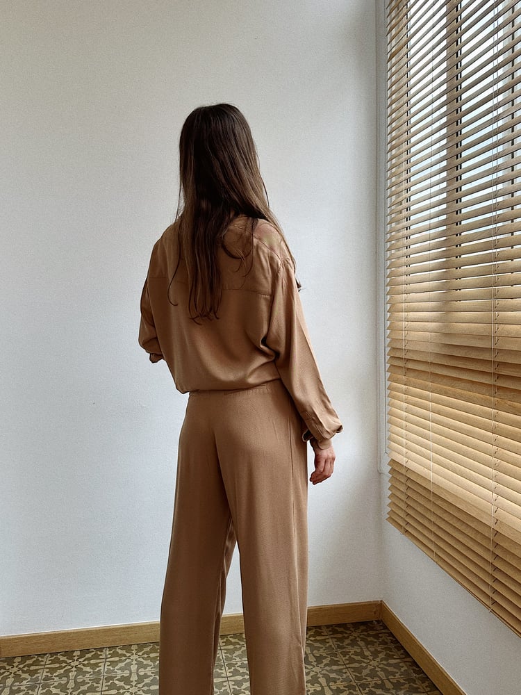 Image of BEN camel pants IVORI 