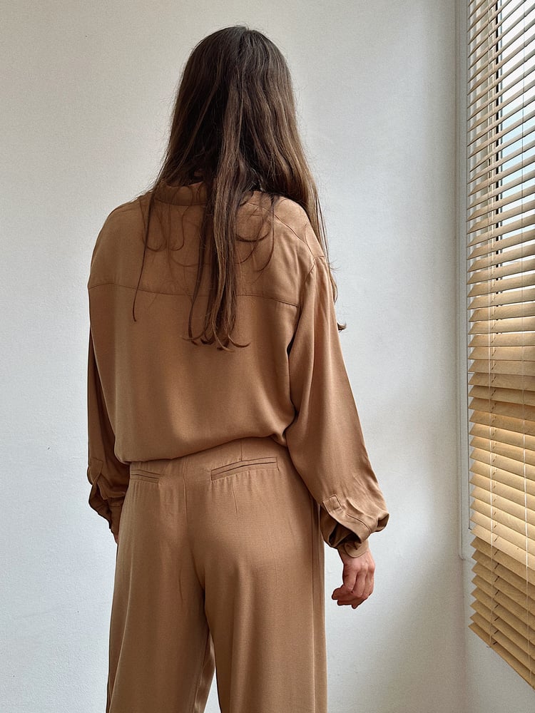 Image of BEN camel pants IVORI 