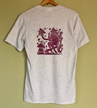 Image 2 of Mushroom Lady T-Shirt in Grey M