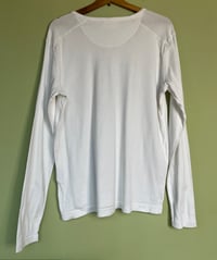 Image 2 of Soil Falling Over My Head Longsleeve in White XL