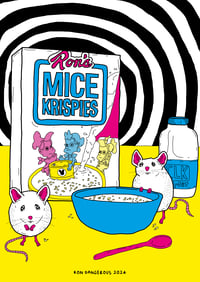 'Mice Krispies' A3 Print